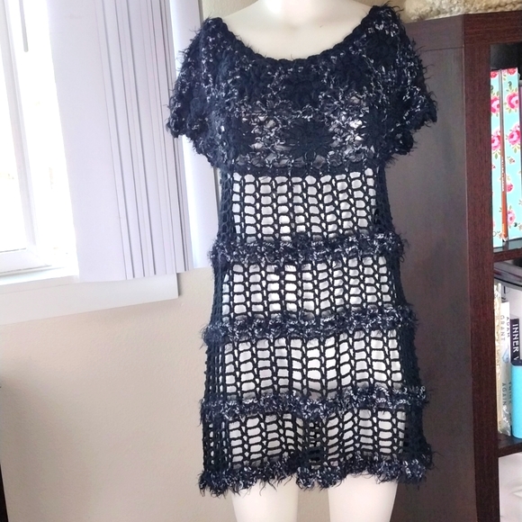 FORLA PARIS knit cover up - Picture 1 of 12